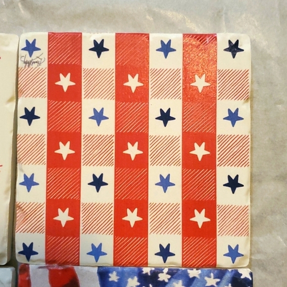 Patriotic Gnome Coasters Set - Picture 3 of 5